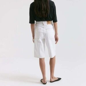 Dala Starch Short Jorts In White Optico Size 32